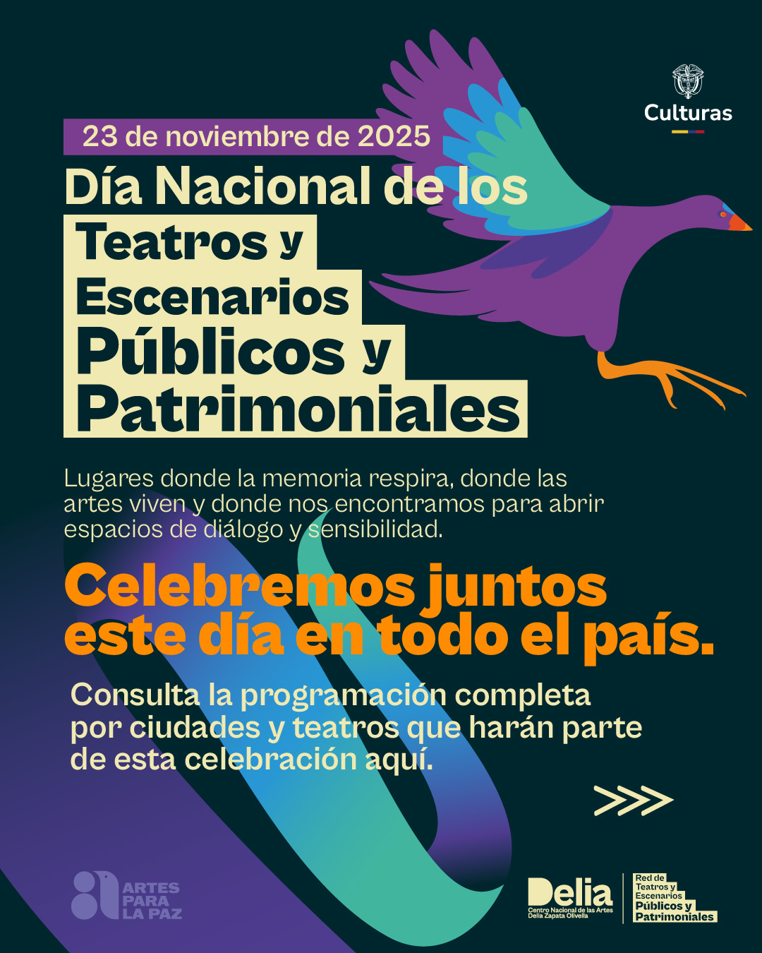 Programación - Día Nacional de los Escenarios Públicos y Patrimoniales - 23 de Noviembre