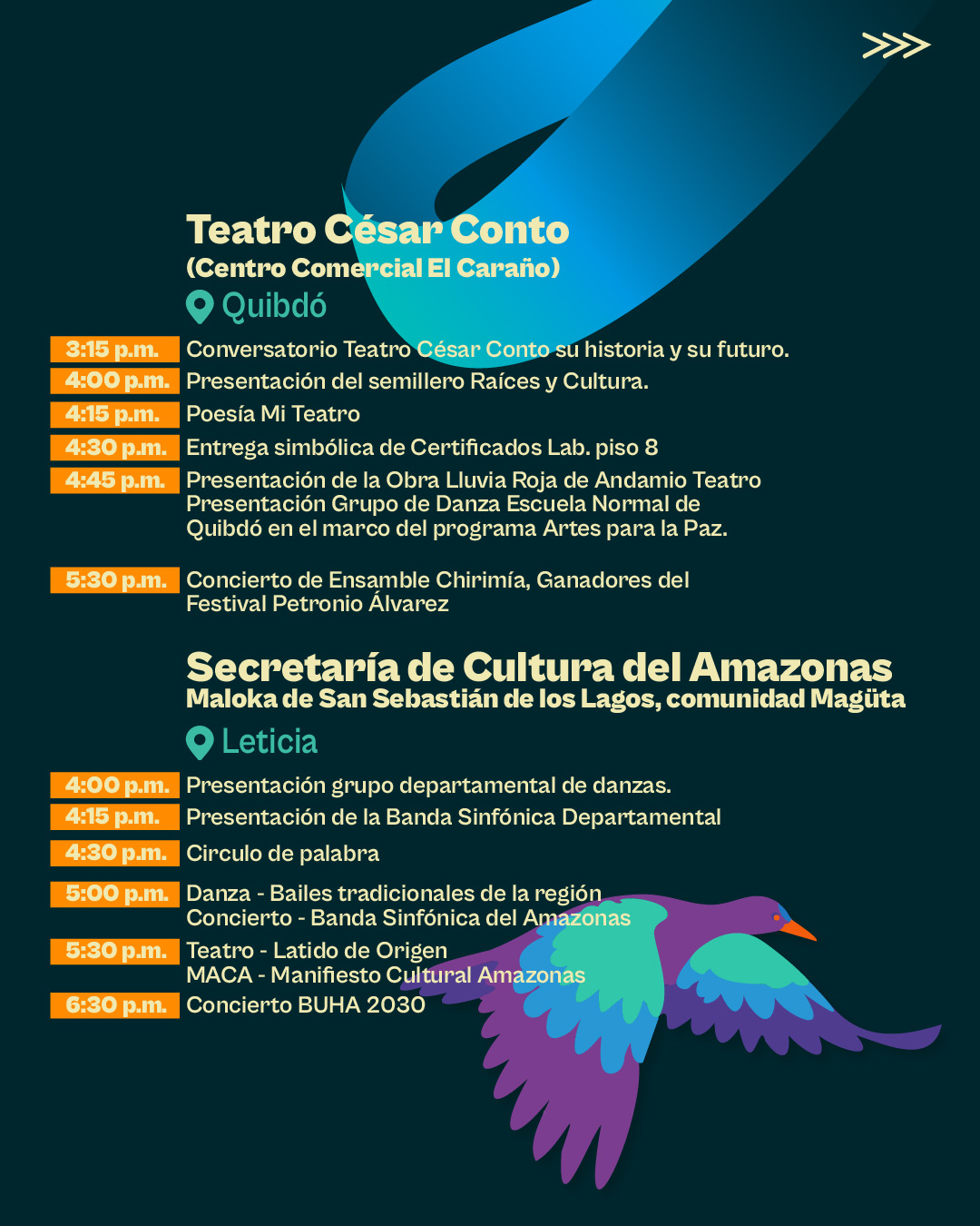 Programación - Día Nacional de los Escenarios Públicos y Patrimoniales - 23 de Noviembre