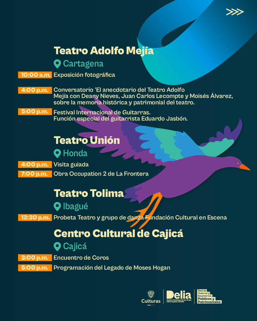 Programación - Día Nacional de los Escenarios Públicos y Patrimoniales - 23 de Noviembre