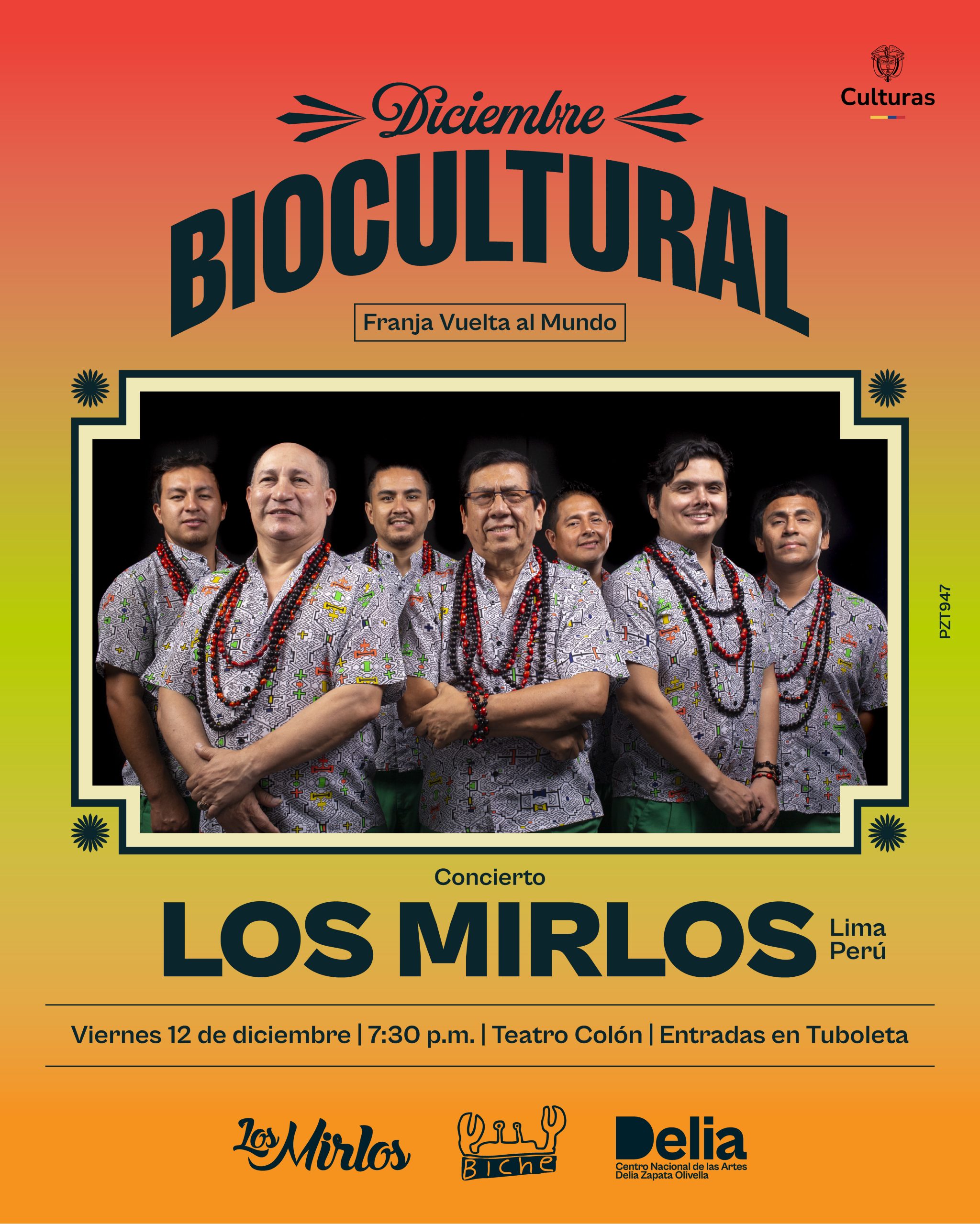 Diciembre Biocultural se enciende con su primer anuncio: ¡LOS MIRLOS llegarán al Teatro Colón del CNA!