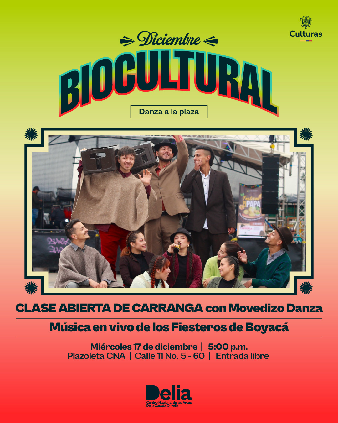Diciembre Biocultural – Danza a la plaza