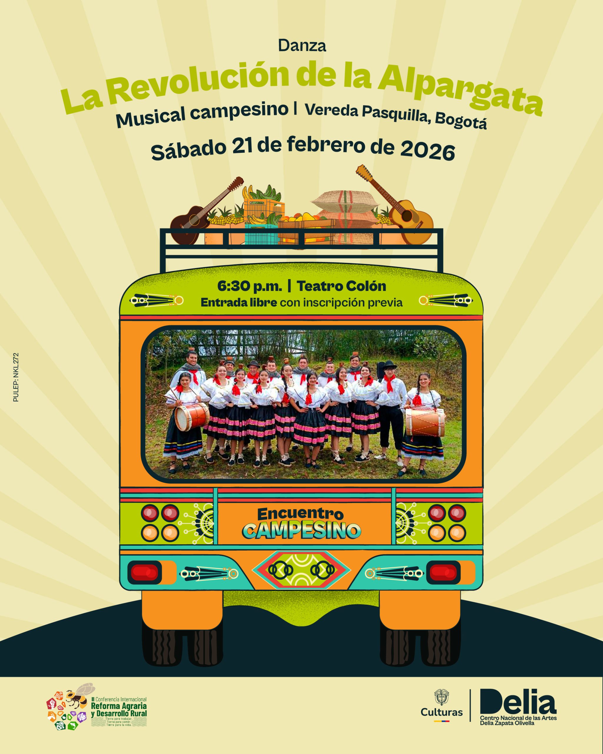 La Revolución de la Alpargata es un grupo nacido a finales de 1997 en la vereda Pasquilla de Ciudad Bolívar (Bogotá rural), que defiende las tradiciones campesinas cundiboyacenses —simbolizadas en la alpargata como calzado ancestral— a través de danzas folclóricas, música carranguera y campesina, promoviendo el sentido de pertenencia en nuevas generaciones frente a cultivos de clima frío, ganadería y arraigos culturales de la región.