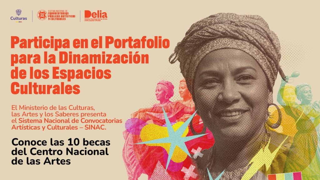 Dentro del SINAC se encuentra el Portafolio para la Dinamización de los Espacios Culturales, una oferta integrada de estímulos (becas, residencias y pasantías) orientada a fortalecer la programación, la mediación y la activación cultural de espacios en todo el país.