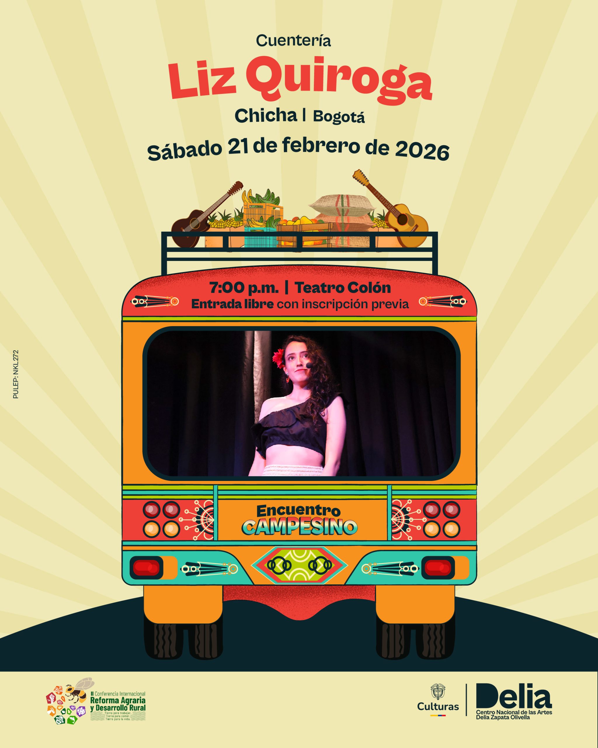 Liz Quiroga es narradora oral