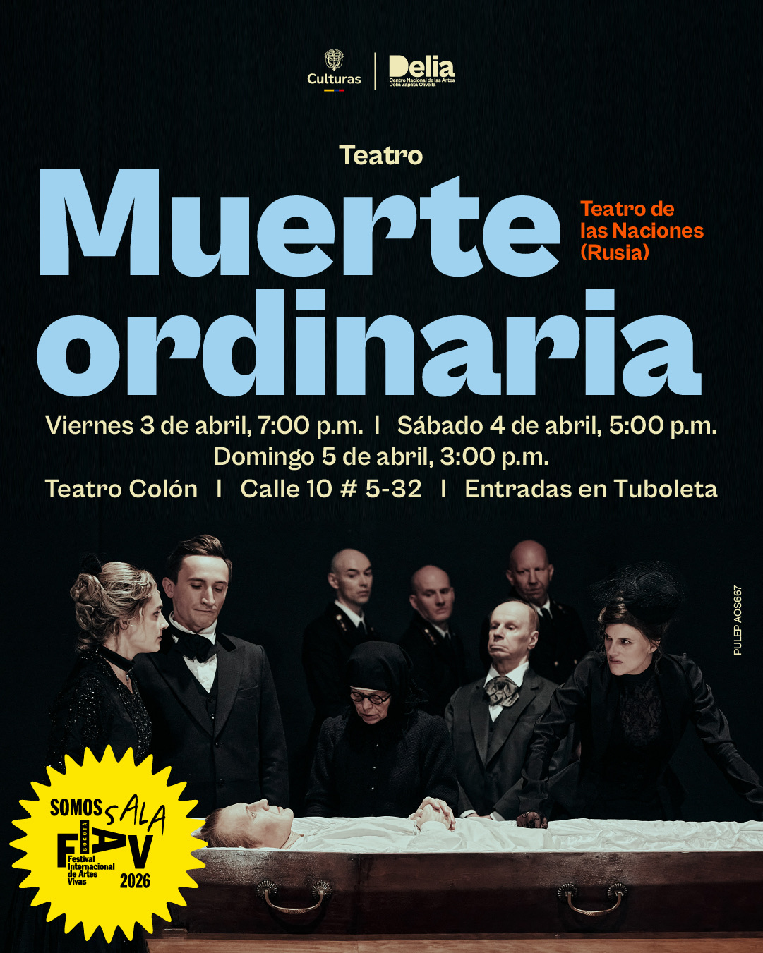 ‘Muerte ordinaria’ es dirigida por el ruso Valery Fokin, ganador de cuatro Premios Estatales y presidente del Teatro Alexandrinsky. La obra está basada en la novela corta de León Tolstói ‘La muerte de Iván Ilich’, considerada una de las cumbres de la prosa psicológica mundial. 
