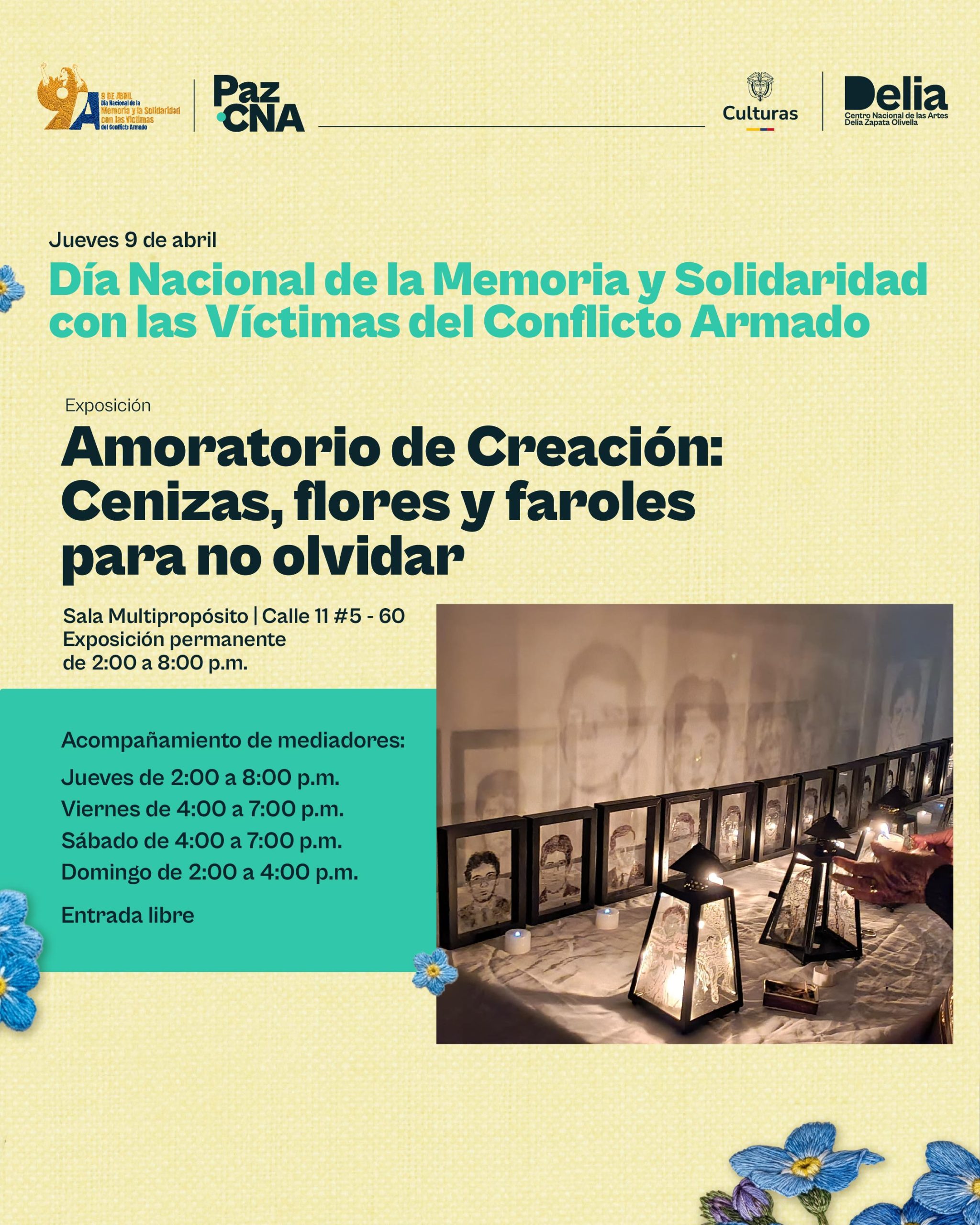 El 9 de abril, Día Nacional de la Memoria y la Solidaridad con las Víctimas del Conflicto Armado