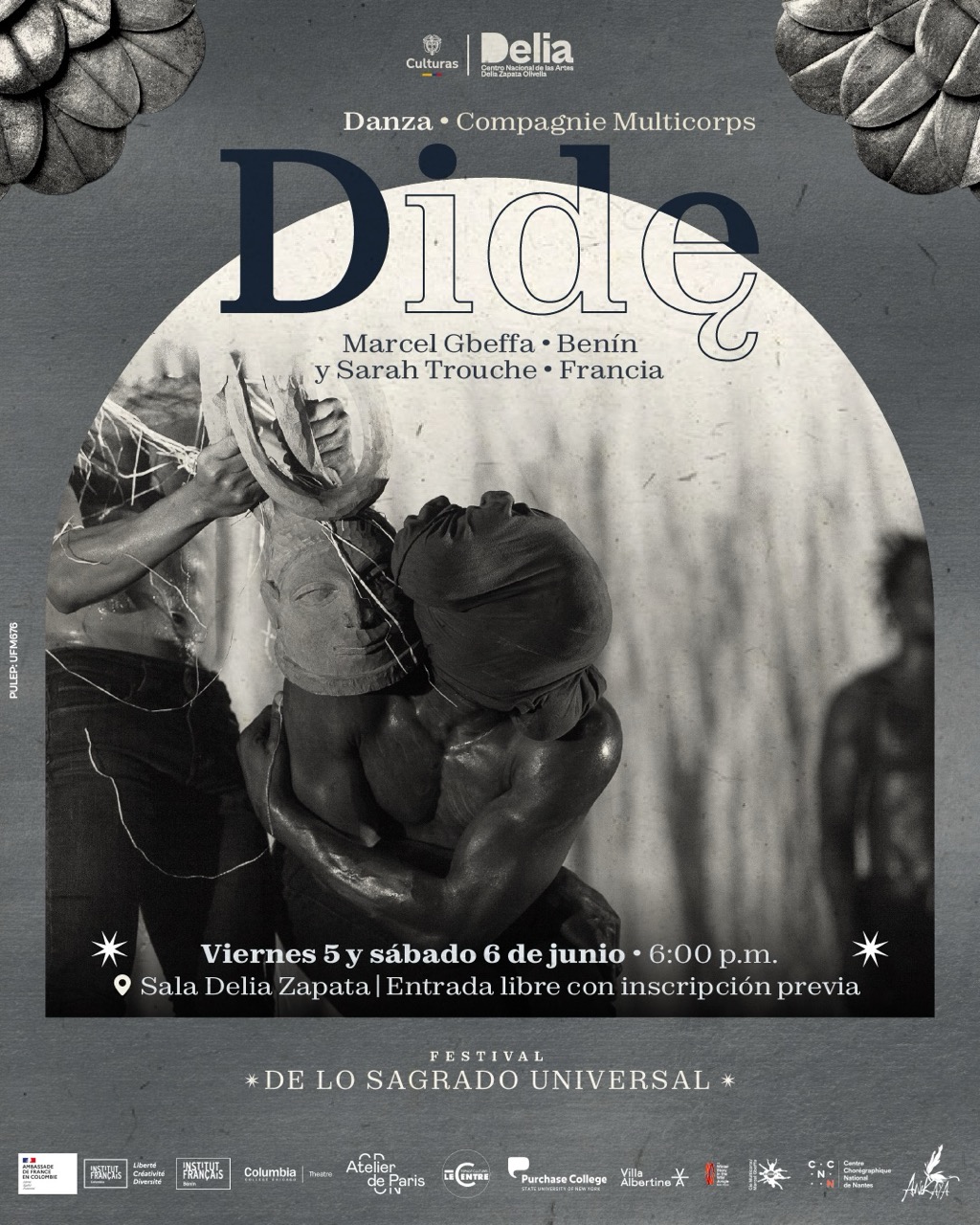 Didę es una pieza inspirada en la tradición Gélèdé, cuyas ceremonias rinden homenaje a la madre primordial, Iyà Nlà. El Gèlèdè es un tributo a los poderes místicos de las mujeres —poderes que deben ser protegidos y apaciguados para transformarse en una fuerza benéfica para la sociedad.