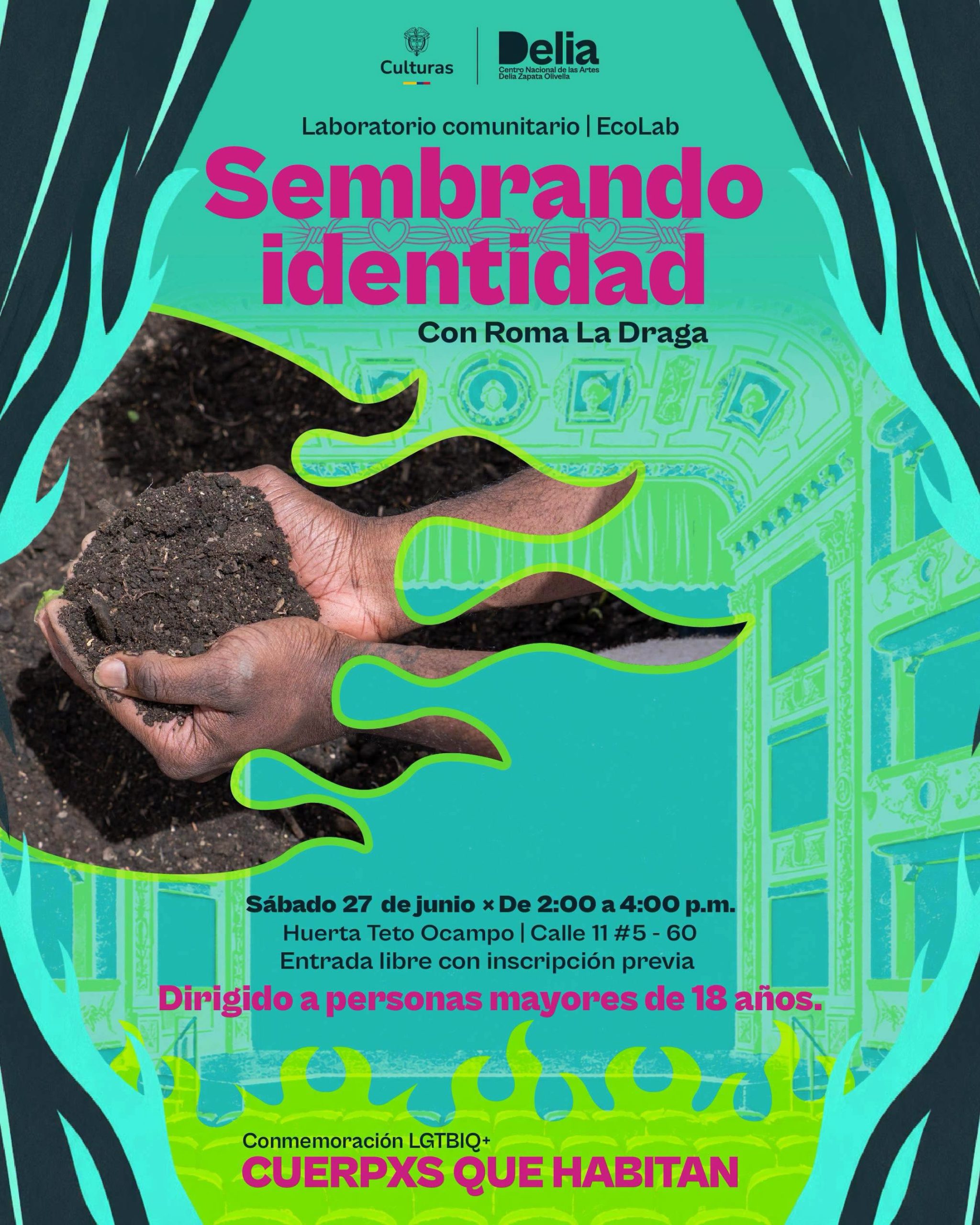 Sembrando Identidades es un taller experiencial que utiliza la huerta y la siembra como herramientas simbólicas para reflexionar sobre la identidad, la diversidad y la expresión personal.