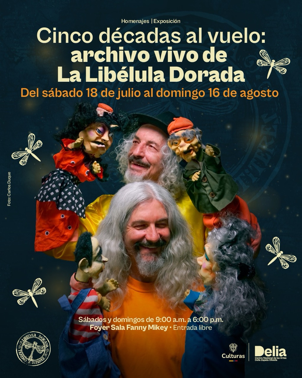 Exposición –  Cinco décadas al vuelo: archivo vivo de la Libélula Dorada