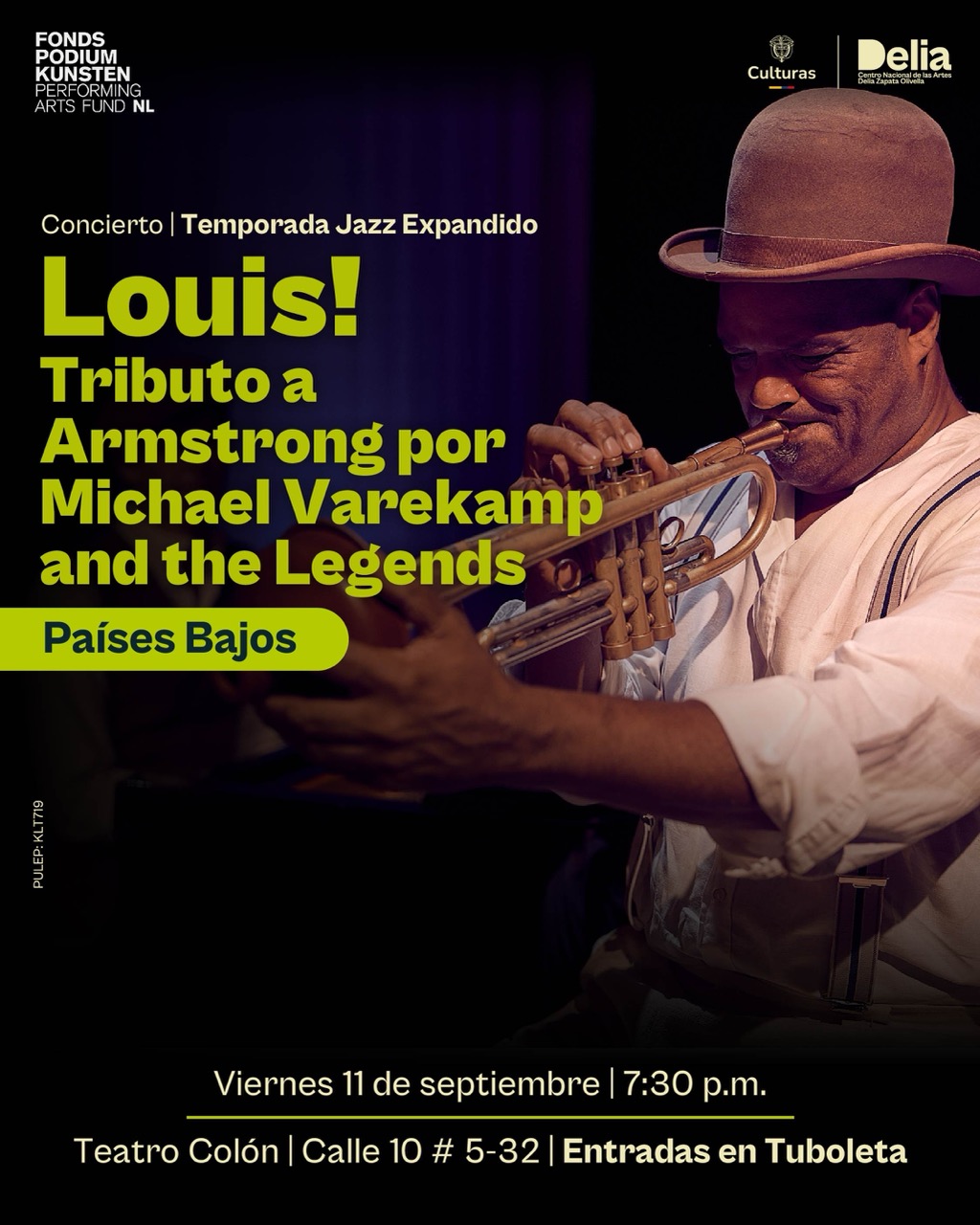 Louis! es un espectáculo único en el que Michael Varekamp lleva a la audiencia a un deslumbrante viaje en vivo por los días de gloria del gran Satchmo, acompañado por músicos de primer nivel que han dejado huella en el mundo de la música.