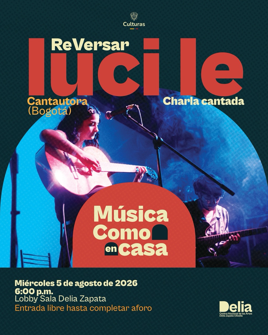 La Franja Como en casa con su formato ReVersar recibe a luci le, el proyecto solista de la cantautora bogotana Lucía Marina, para una conversación musical sobre los sonidos, las historias y las experiencias que han dado forma a su universo creativo.
