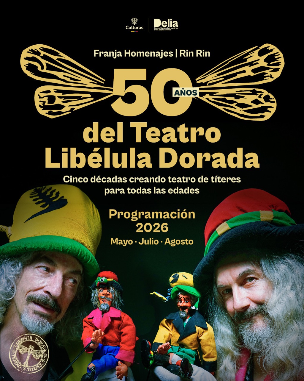 Homenaje 50 años del Teatro Libélula Dorada
