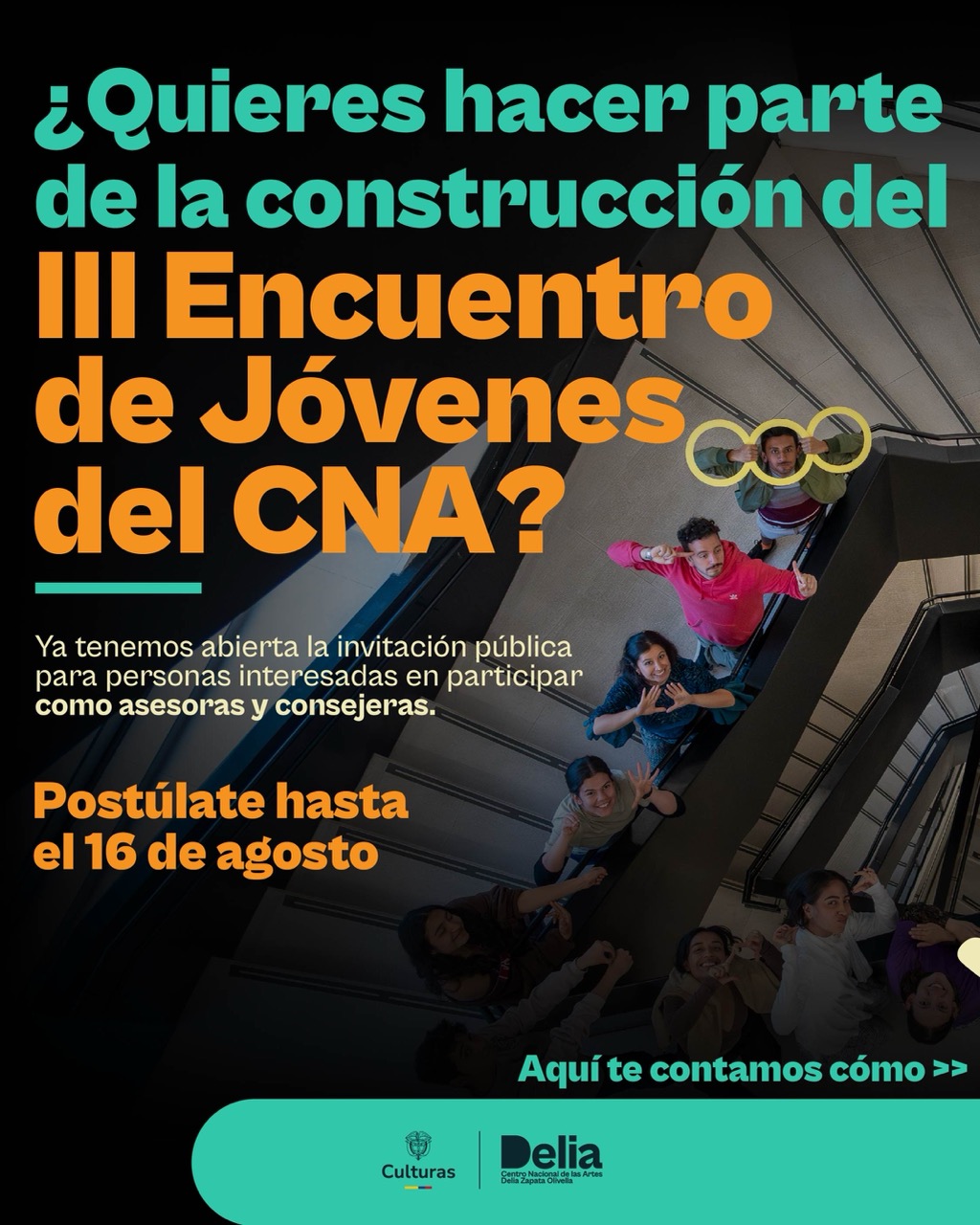 Invitación Pública  Asesores y Consejeros  III Encuentro de Jóvenes  Centro Nacional de las Artes