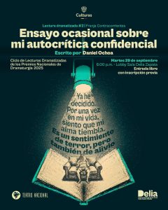 Ensayo ocasional sobre mi autocrítica confidencial – Lectura dramatizada