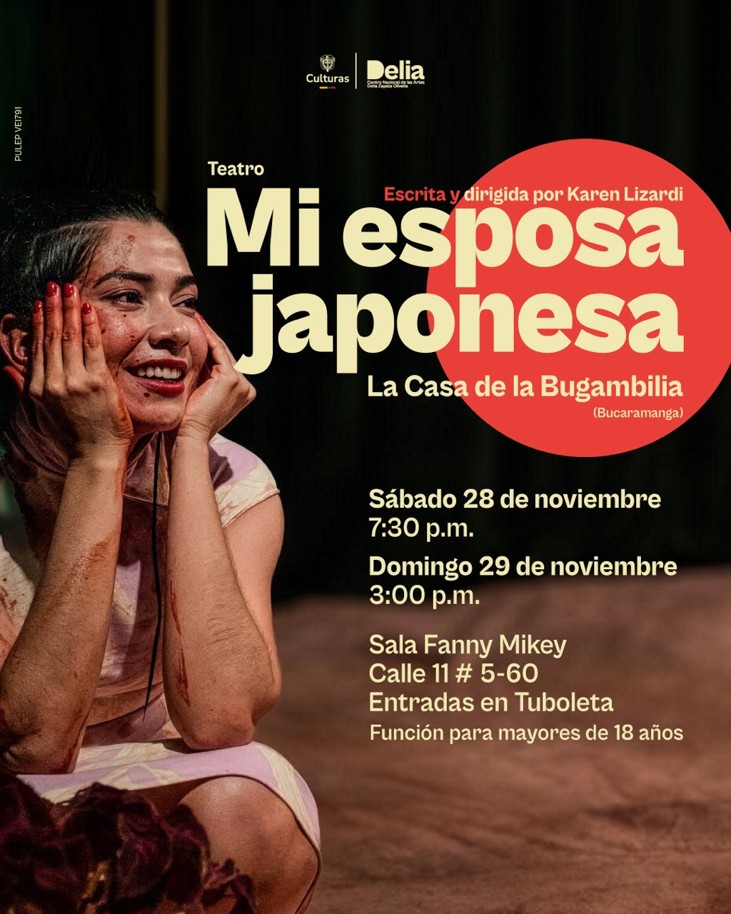 Es una pieza fársica que se edifica sobre una premisa tan inquietante como real: el cuerpo de una mujer que, tras habituarse a la agresión sistemática de su pareja, ha dejado de sentir el dolor.