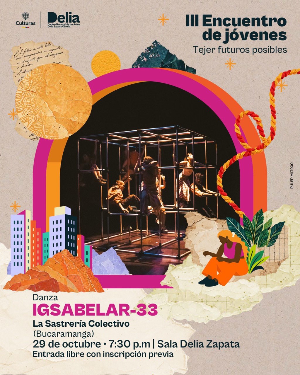 IGSABELAR-33, de La Sastrería Colectivo, combina danza contemporánea, teatro físico y circo para transformar ese viaje cotidiano en un territorio escénico atravesado por la amistad, el amor, los vínculos familiares y la migración.