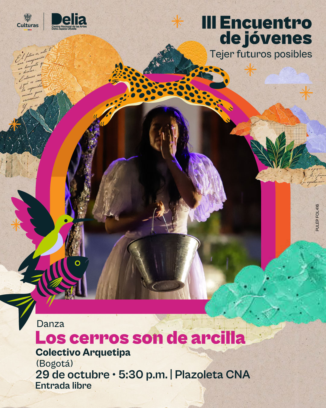 Inspirada en Chircales (1972), el documental de Marta Rodríguez y Jorge Silva sobre las familias dedicadas a la fabricación artesanal de ladrillos en las periferias de Bogotá, Los Cerros son de Arcilla convierte el cuerpo y el movimiento en herramientas para explorar la memoria del trabajo, los cuidados y las resistencias cotidianas.